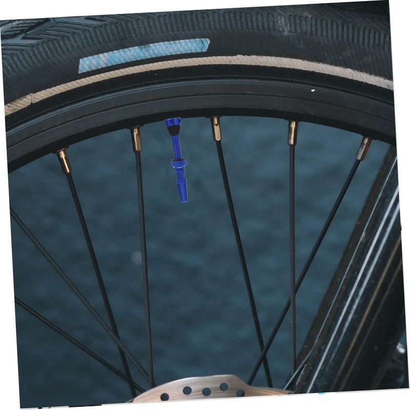 BESPORTBLE 4pcs Durable Aluminum Alloy Tubeless Valve Stem Kit with