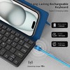 CACOE Mobilephone Mini Bluetooth Keyboard, Ultra-Thin, Portable and Foldable, Dual-Channel,