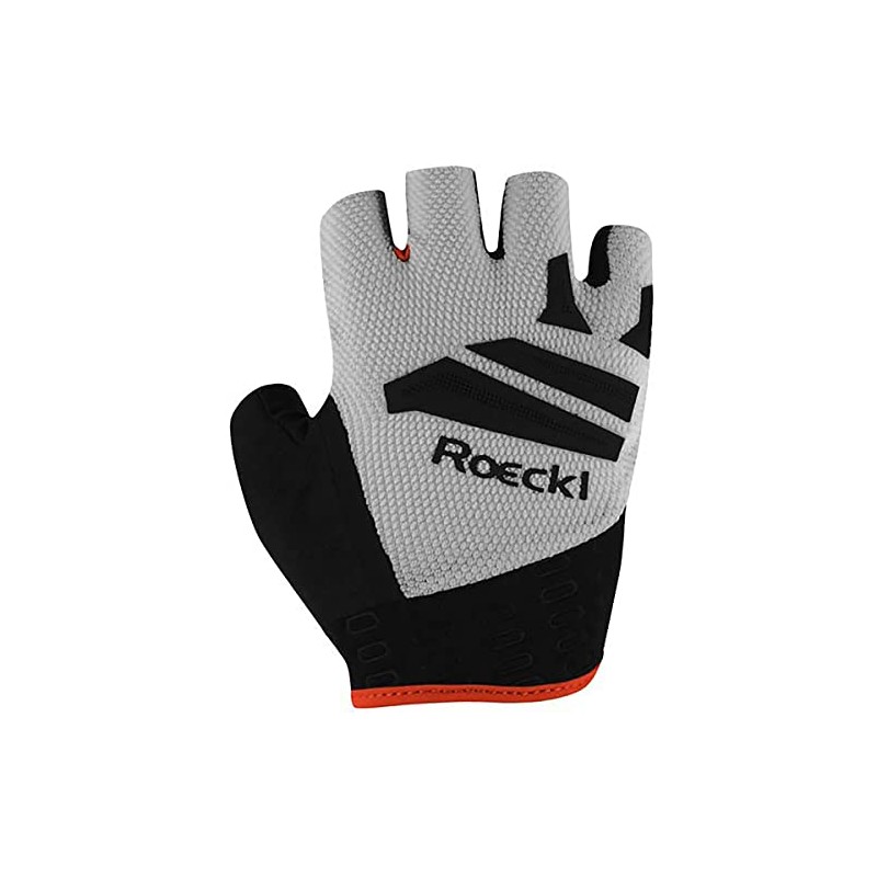 Roeckl Iseler Cycling Gloves Short Grey/Black 2023: Size: 8