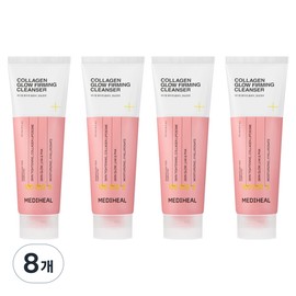 Mediheal Collagen Tangle Glow Cleansing Foam, 8 Pieces, 120ml / 메디힐 콜라겐 탱글결광 클렌징폼, 8개, 120ml