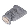 Hot Water Bag PVC Plush Fabric Cover Wide Mouth Design