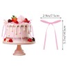 20Pcs Bow Cupcake Toppers - Bowknot Ribbons Coquette Party Decorations