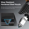 for Snapmaker U1 Hardened Steel Hotend 0.4mm,High Temp&Fast Heating Hot