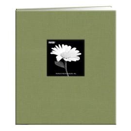 Pioneer Photo Albums 8 1/2 x 11-Inch Postbound Frame Cover Memory Book, Sage Green - MB-811CBFSAGE
