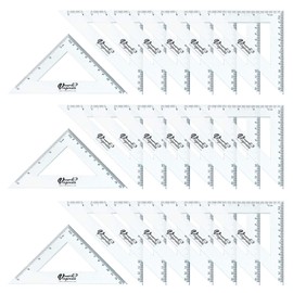 Pack of 24, 90° Set-Squares, 5 inch/ 13cm