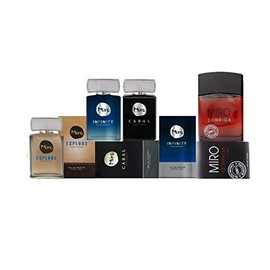 4-piece Miro fragrance collection for men: Cabal 75 ml + Infinity 75 ml + Explore 75 ml + Corrida 100 ml