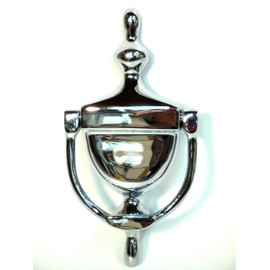 Liberty Hardware Solid Brass Doorknocker 'Chrome' Finish 6 1/16" H x 3 1/16" W New!!