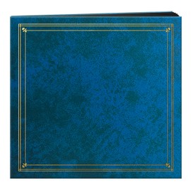 Pioneer Photo Albums 204-Pocket Post Bound Leatherette Cover Photo Album for 4 by 6-Inch Prints, Royal Blue