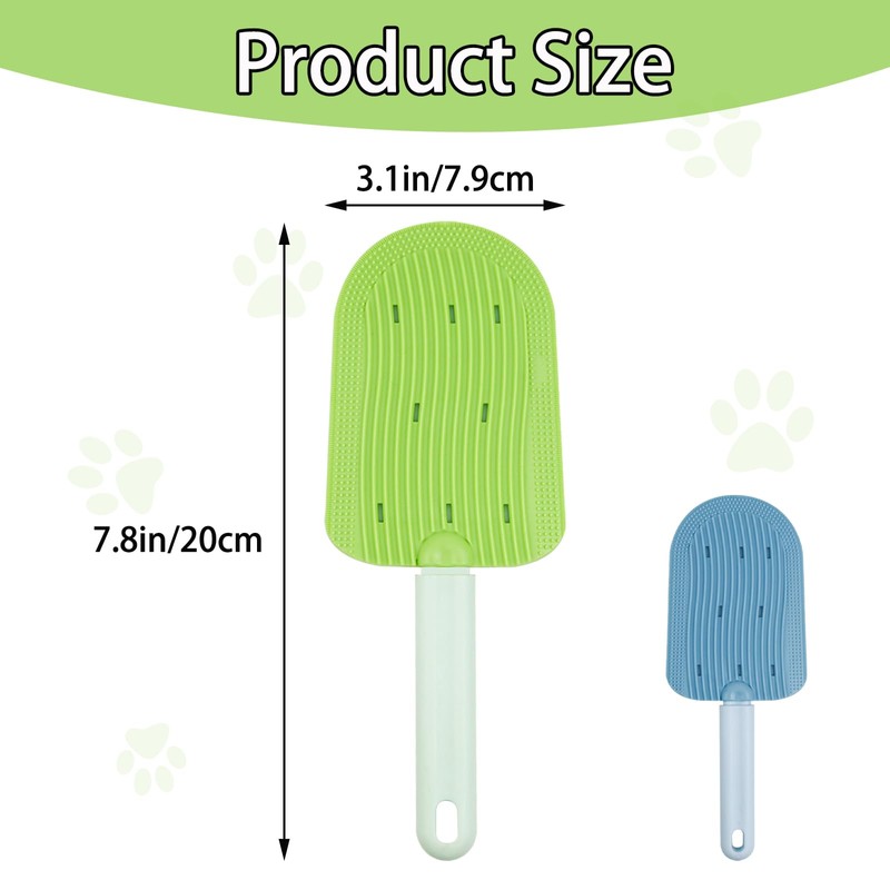 LuckyOpt Cat Tongue Comb, Dual-Use Soft Comb, Grooming Brush, Reducing