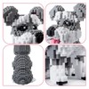 AHZILEI Schnauzer Dog 7100 Piece Micro Building Blocks Set for