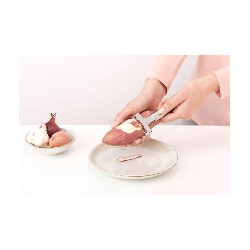 Brabantia Peeler Y-shape Profile, Cooking utensil, Steel, Matt Steel, 15
