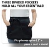 6 Pack Server Apron with 3 Pockets - Waist Aprons,