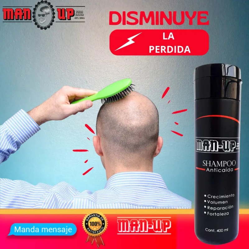Manup Shampoo Control Caida Hombre Y Mujer 400ml