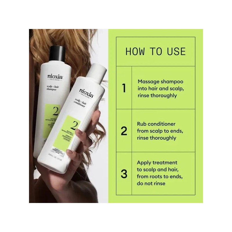 Nioxin Scalp + Hair Thickening System 2 Trial Kit