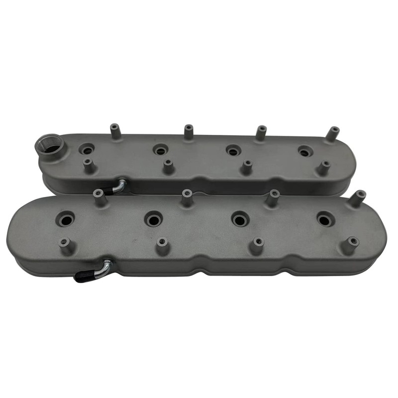 1 SET SHLPDFM Engine Valve Covers Natural Cast Aluminium Satin