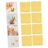 LIFKOME 100 Sheets Pearl Origami Paper Gold Single Sided Folding