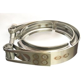 Ticon Industries - 3" Stainless Steel V-Band Clamp (qty1) - Heavy Duty Bolt - 119-07600-0000