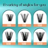 Individual Eyelashes, 80D/100D DIY Cluster Eyelashes, 0.07 D Curl, 10-18