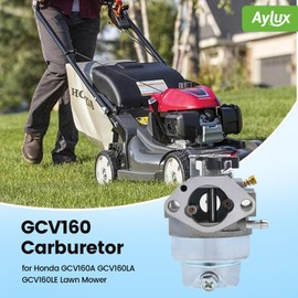 Aylux GCV160 Carburetor with Air Filter for Honda GCV160A GCV160LA GCV160LE Engine HRB216 HRR216 HRS216 HRT216 HRZ216 Lawn Mower Pressure Washer Replaces 16100-Z0L-023