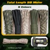 VABNEER Set of 5 Paracord 550, 10 m x 4