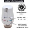 2 Pcs Thermostatic Radiator Valve Head,Radiator Thermostat Valve Head Replacement
