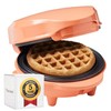 Bestron Mini Waffle Iron for Classic Waffles 10 cm, Small