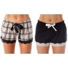 Just Love Womans Shorts PJs Sleepwear (Pack of 2) 6334-10281-GRY-L