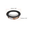 sourcing map Round Speaker Small Speaker 3W 4 Ohm Audio
