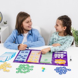 73 PCS Fun Magnetic Regrouping Activities Kit, Magnetic Place Value Chart Mat, Place Value Manipulatives 1st 2nd 3rd 4th Grade, Place Value Disks Chips, Base 10 Math Manipulatives - Simply Magic