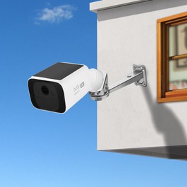 WiTi Stainless Steel Wall Mount Bracket for Surveillance Camera, Extension Arm Holder for Eufy Solocam s220, Security Surveillance Systems Installing Indoor and Outdoor