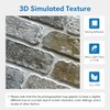 COMSTICKC 10 Pcs 3D Faux Brick Wall Panel, Peel and