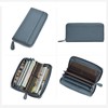 PORRASSO Women's Leather Wallet with RFID Blocking Large Purse Minimalist