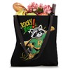 'Rocky Do-Right s Raccoon Superhero s Retro Comic Strip Tote