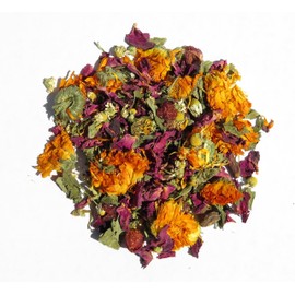 No Furries Delights Forage Mix,100% All Natural Botanical Herb Treat for Rabbit Hamster Guinea Pig Chinchilla Chicken Hermit Crab Gerbil Degu & Other Small Animals (Floral Forage Mix 25g)