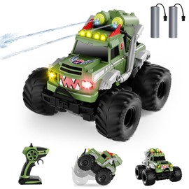 Dysaim Monster Truck Remote Controlled, Amphibious Vehicle, Remote Controlled Car, Off-Road, 2.4 GHz RC Car with Remote Control, Drift Car, Monster Jam, RC Buggy, Children's Toy, Remote Controlled Car