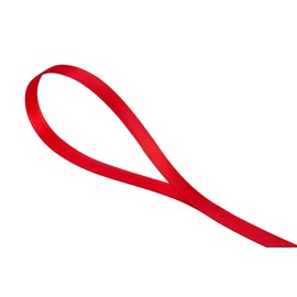 Double Sided Satin Ribbon Width 6mm Length 91M Hair Ornament DIY Decoration Material Bouquet Gift Wrapping - Red