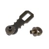 Chinflly Padlock Hasp Door Clasp Antique Heavy Duty Bronze Gate