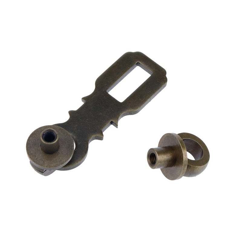 Chinflly Padlock Hasp Door Clasp Antique Heavy Duty Bronze Gate