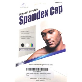 Dream Smooth Stretch 100% Spandex Cap Stretchable Wrinkle Free Deluxe Quality White