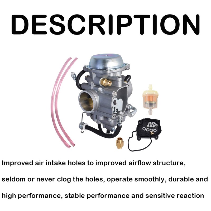 waltyotur Carburetor Carb Replacement for Suzuki Quadrunner 500 LTF500F 4x4