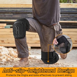 KUOGAS Work Knee Pads, Professional Advanced Comfort Knee Pads, Knee Pads for Work, Gardening, Tilers, Construction Workers, Roofers, Workshops, Floor Workers Knee Pads