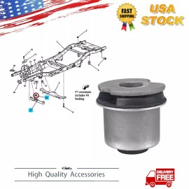 Unbranded Front Differential Support Bracket Frame Brace Axle Bushing For 06-10 Hummer H3