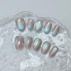 Cat Eye Press on Nails Handmade Short Oval/Square/Round False Nails