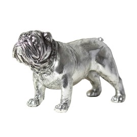 Prodbuy Vintage SIlver Coloured British Bulldog Ornament