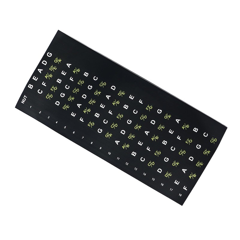 Guitar Fretboard Note Map Removable Fret Stickers Bass Chord Fret