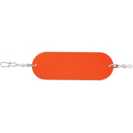 Luhr Jensen Dodger, Fluorescent Red Fire, 5 13/16-Inch