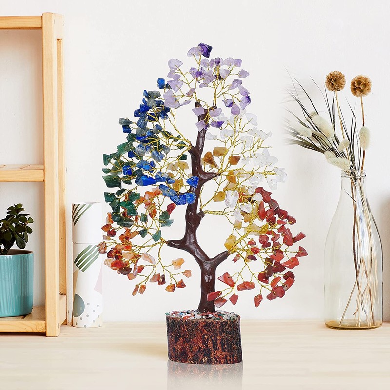 Black Tourmaline Tree - Haeling Crystal - Gemstone Money Tree