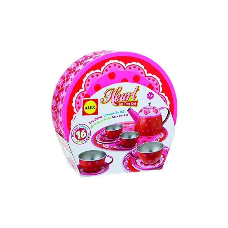 ALEX Toys Heart Tin Tea Set