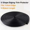 LEPEVNEY Edge Trim U Seal Black Rubber U-K Rubber Seal