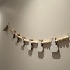 eBoutik - Cute Farmhouse Wooden Easter Bunny Garland Decorative Bunting